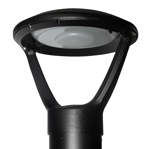 42" Round or Square Aeroform Bollard, 3,318 Lumen Max,12W, 17W, or 25W, 5000K, 120-277V, Bronze Finish