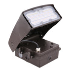 LED Adjustable Wall Pack, 4050 Lumen Max, Wattage and CCT Selectable, Integrated Photocell,120-277V