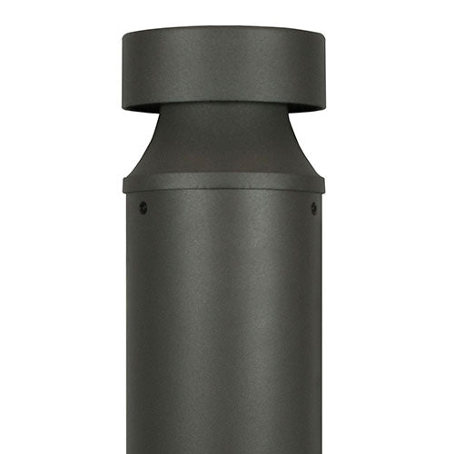 40" AmberLED Full Cutoff Bollard, 1400K, 14W, 360°, 120-277V, Black or Bronze