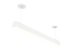 8 FT LED Linear Fixture, 9600 Lumen Max, 80W, CCT Selectable, 120-277V, Black, White or Silver Finish