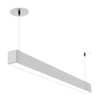 4 FT LED Linear Fixture G2, 4800 Lumen Max, 40 Watt, CCT Selectable,  120-277V, Black, White or Silver Finish