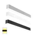 4 FT LED Direct/Indirect Suspended Linear Fixture G2, 6900 Lumen Max, Wattage and CCT Selectable, 120-277V, Black, White, or Silver Finish