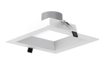 8" LED Square Commercial Downlight, 3675 Lumen Max, Wattage & CCT Selectable, 120-277V