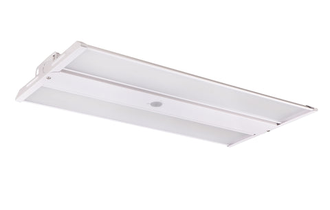 Oslo Compact Linear High Bay Fixture, 23,100 Lumen Max, Wattage and CCT Selectable, 120-277V