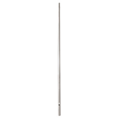 Quick Ship - 12 Foot Round Tapered Direct Burial Aluminum Light Pole, Dark Natural Aluminum Finish