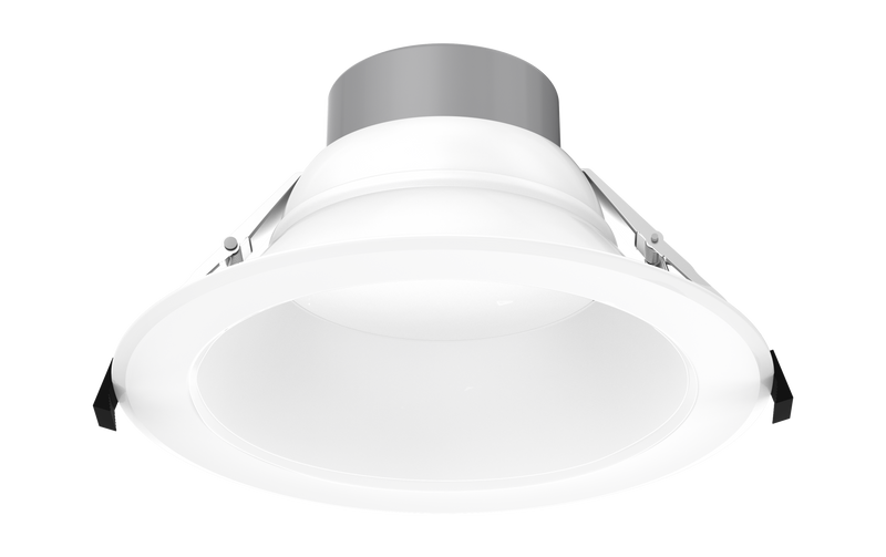 10" LED Round Commercial Downlight, 4800 Lumen Max, Wattage & CCT Selectable, 120-277V