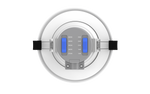 6" LED Round Commercial Downlight, 3600 Lumen Max, Wattage & CCT Selectable, 120-277V