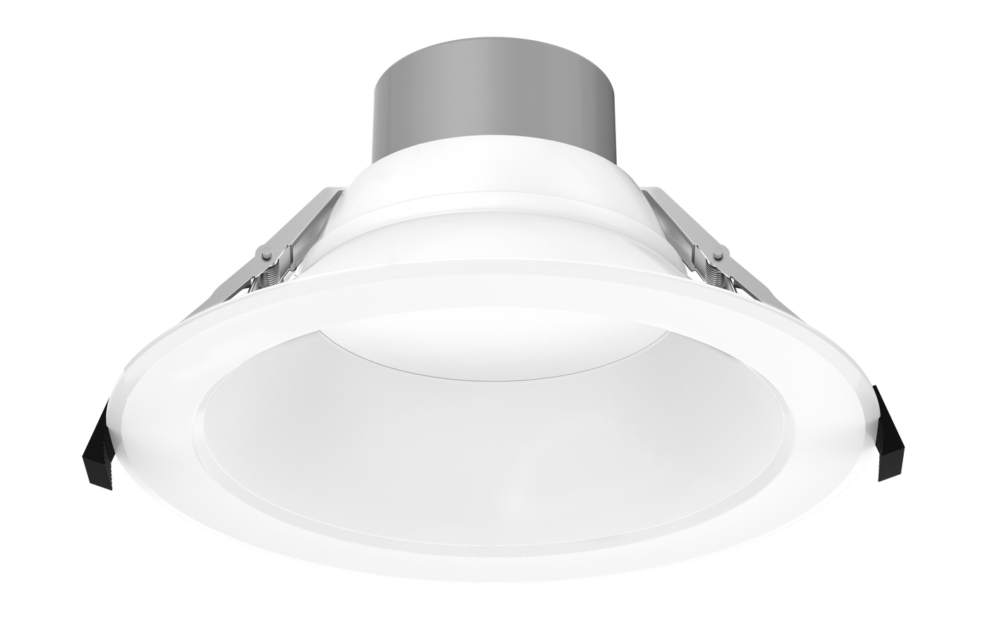 8" LED Round Commercial Downlight, 4200 Lumen Max, Wattage & CCT Selectable, 120-277V