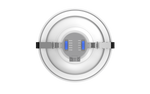 8" LED Round Commercial Downlight, 4200 Lumen Max, Wattage & CCT Selectable, 120-277V