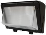 LED Traditional Wall Pack, 9798 Lumen Max, Wattage and CCT Selectable, 120-277V, Tempered Glass Lens