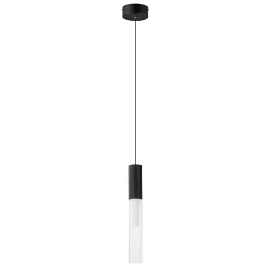 Reeds 1-Light LED Pendant, 400 Lumens, 5W, 120-277V, 3000K, Black or Gold finish