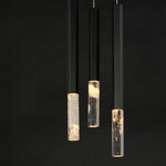 Diaphane 3-Light LED Pendant, 1,200 Lumens, 15W, 120V, 3000K, Black or Gold finish