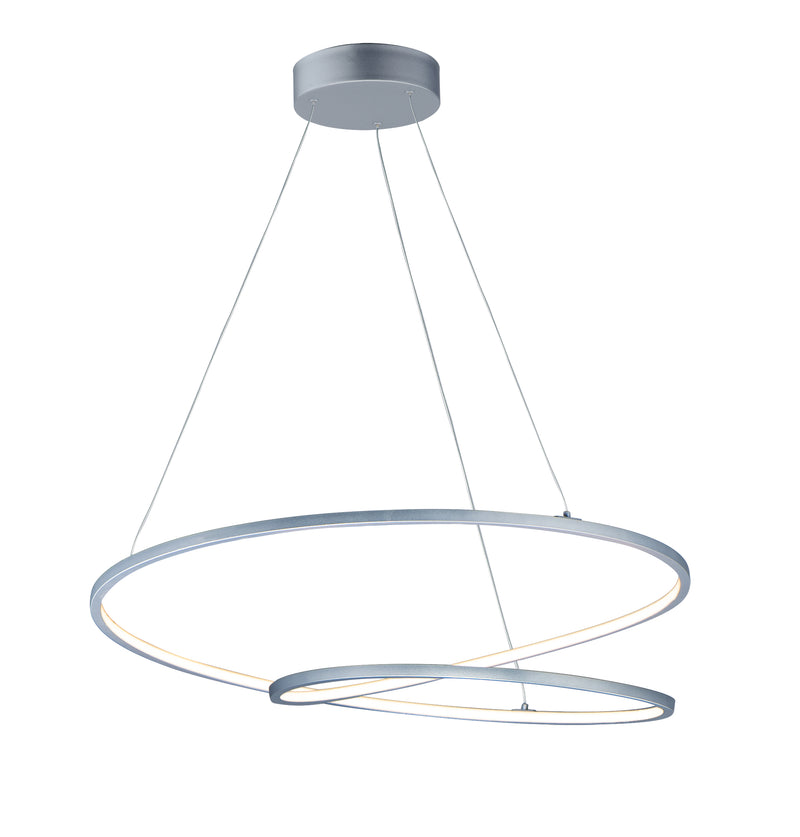 31.5" Signature LED Pendant, 6,860 Lumens, 98W, 120V, 3000K, Black or Matte Silver Finish