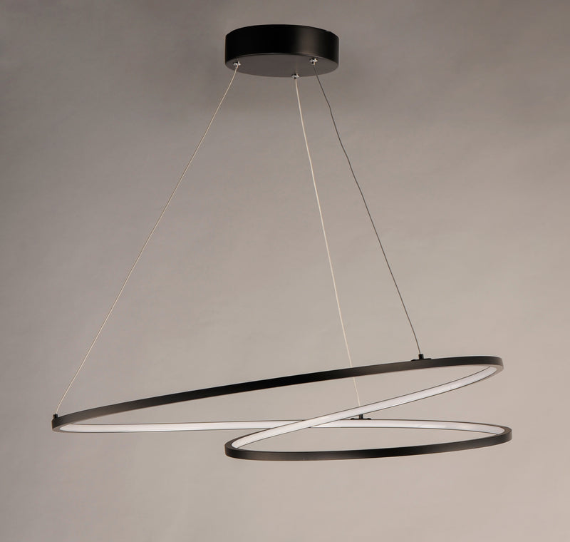 31.5" Signature LED Pendant, 6,860 Lumens, 98W, 120V, 3000K, Black or Matte Silver Finish