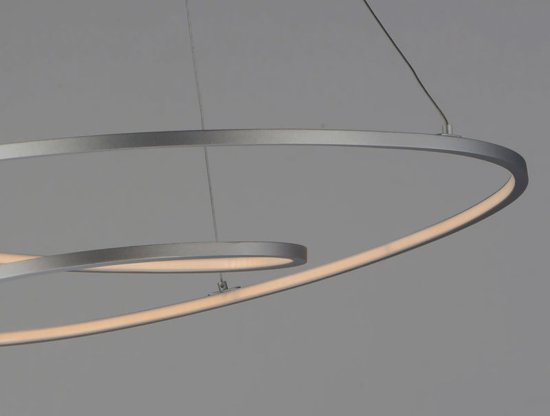 31.5" Signature LED Pendant, 6,860 Lumens, 98W, 120V, 3000K, Black or Matte Silver Finish