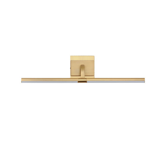 18" Mona 1-Light Wall Sconce, 980 Lumens, 14W, 120-277V, 3000K CCT, Black or Gold Finish