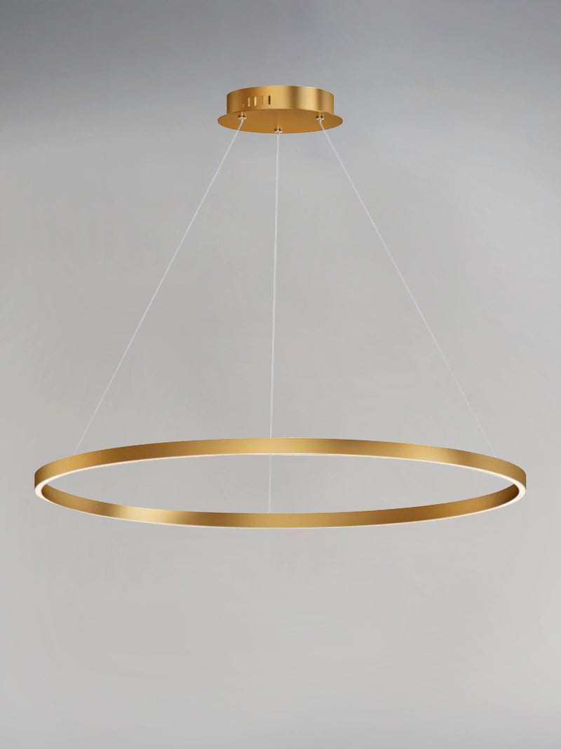 40" Hover LED Pendant, 3,800 Lumens, 41W, 120V, 2700-6000K CCT, Black or Gold Finish