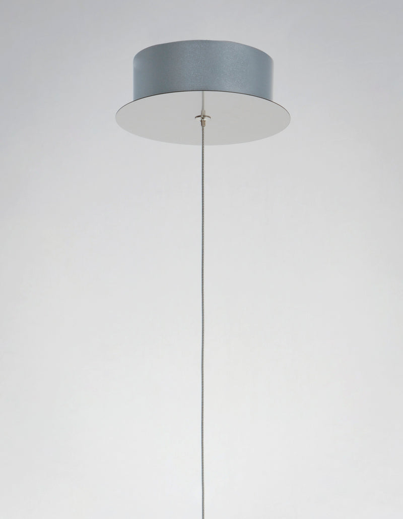 Reveal 1-Light LED Pendant, 480 Lumens, 6W, 3000K CCT, 120V, Satin Nickel / Satin Brass Finish