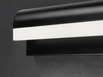 30" Waterfall LED Bath Vanity Light, 1,540 Lumens, 22W, 3000K CCT, 120V, Black or Polished Chrome Finish