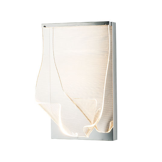 Rinkle LED Wall Sconce, 350 Lumens, 4.5W, 3000K, Polished Chrome, French Gold or Brushed Gunmetal