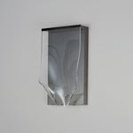 Rinkle LED Wall Sconce, 350 Lumens, 4.5W, 3000K, Polished Chrome, French Gold or Brushed Gunmetal