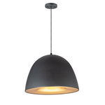 Fungo LED Pendant, 1,080 Lumens, 12W, 3000K CCT, 120V, Black/Satin Brass, Dark Grey/Coffee, or Satin Nickel/Black Finish