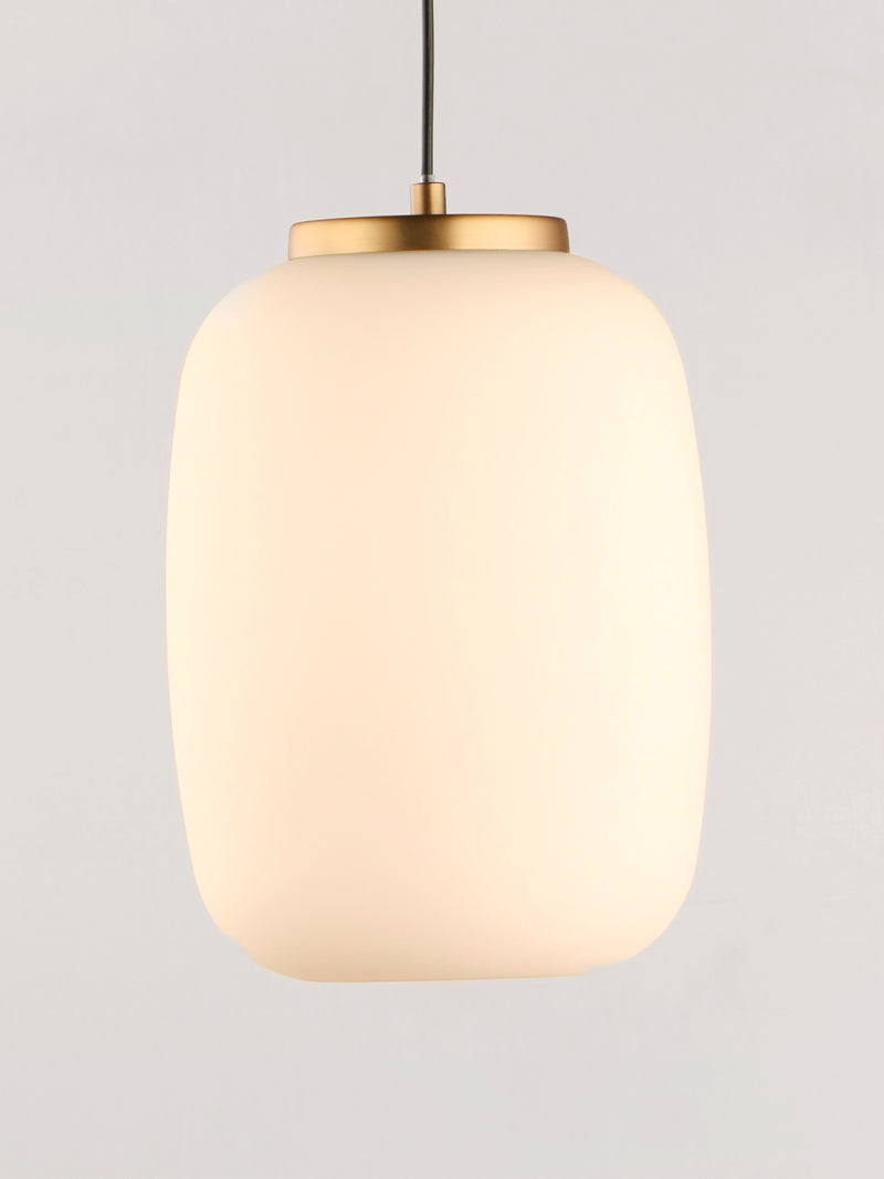 Soji LED Pendant, 960 Lumens, 8W, 3000K CCT, 120V, Black/Gold Finish