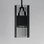 Rampart LED Outdoor Pendant, 540 Lumens, 12W, 3000K CCT, 120V, Black Finish