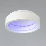 iCorona WiZ 18" LED Surface Mount RGBTWK Ceiling Smart Light, 2400 Lumens, 36W, 120-277V, Matte White Finish