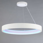 iCorona WiZ 36" LED Round Pendant RGBTWK Smart Light, 4800 Lumens, 60W, 120-277V, Matte White Finish