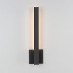 18" Alumilux LED Outdoor Wall Sconce, 900 Lumens, 9W, 3000K CCT, 120V, Black or Architectural Bronze Finish