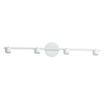 Taylor 4-Light Fixed Rail LED Track, 1,820 Lumens, 28W, 3000K CCT, 120-277V, Black, White or Satin Nickel Finish