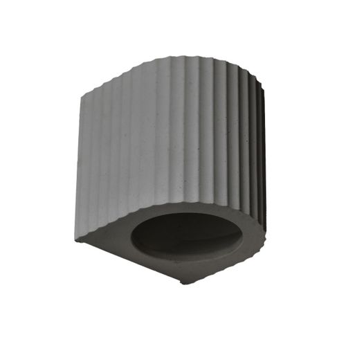 Artisan Concrete Collection Corinthian Wall Sconce Fixture, 20W, 110-230V