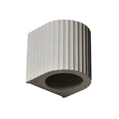 Artisan Concrete Collection Corinthian Wall Sconce Fixture, 20W, 110-230V