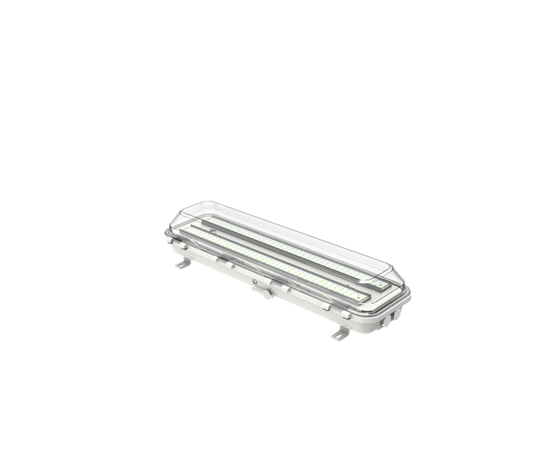 2FT LED Linear Explosion Proof Light, Class 1 Division 2, 4200 Lumens, 30W, 5000K, 120 Degree Beam Angle , 100-277V