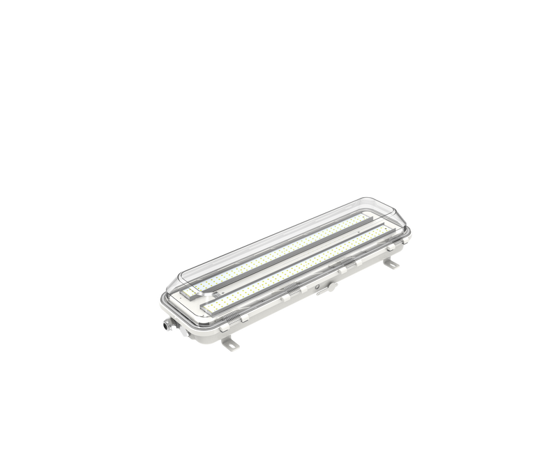 2FT LED Linear Explosion Proof Light, Class 1 Division 2, 4200 Lumens, 30W, 5000K, 120 Degree Beam Angle , 100-277V