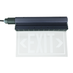 Explosion Proof Edge Lit LED Exit Sign, Class 1 Division 2, 3W, Green Light, 100-277V