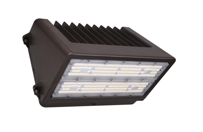 LED Full Cutoff Wall Pack, 17,400 Lumen Max, Wattage and CCT Selectable, Integrated Photocell, 120-277V