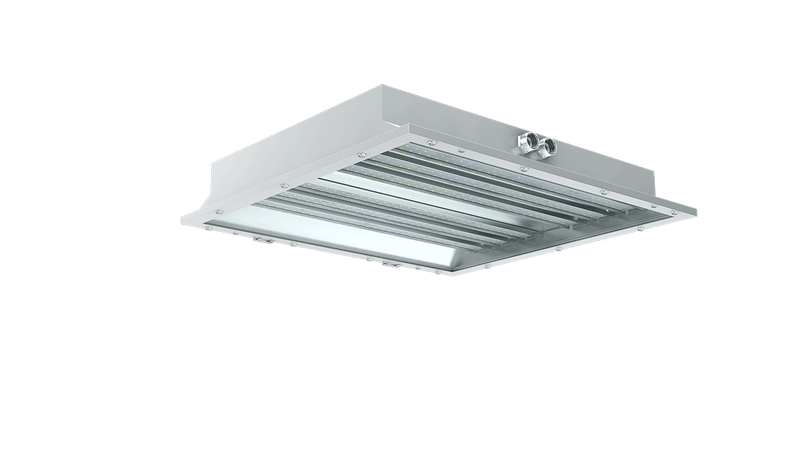 LED Hazardous Location Paint Booth Light, Class 1 Division 2, 5600-11200 Lumens, 40W, 60W or 80W, 100-277V