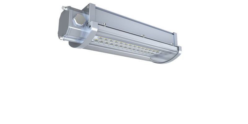 2FT LED Linear Explosion Proof Light, Class 1 Division 2, 40W, 5600 Lumens, 5000K, 120° Beam Angle, 100-277V