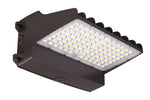 Full Cutoff LED Wall Pack Light, 80 Watt, 11330 Lumen Max, CCT Selectable, Integrated Photocell, 120-277V, Bronze Finish