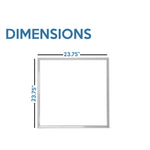 2 x 2 LED Grid Frame Light, 4000 Lumens, Selectable Wattage and CCT, 120-277V