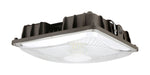 Square LED Canopy Light, 27W, 3800 Lumen Max, 4000K or 5000K, Dimmable, DLC 5.1 Premium, 120-277V