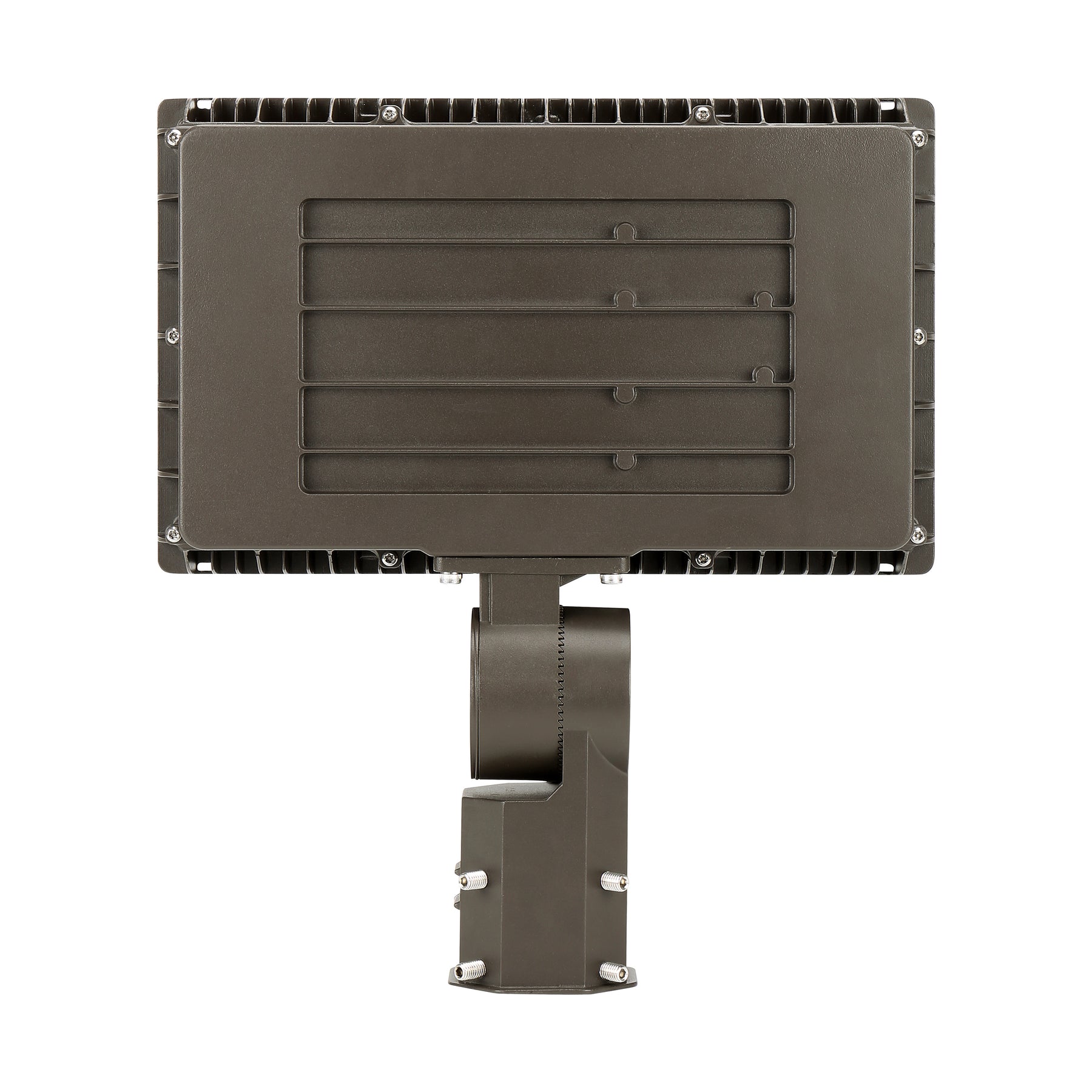 LED Flood Light, 27,000 Lumens, 200W, 5000K, 120-277V, Yoke or Slipfitter Mount, Dark Bronze Finish