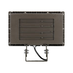 LED Flood Light, 27,000 Lumens, 200W, 5000K, 120-277V, Yoke or Slipfitter Mount, Dark Bronze Finish