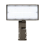 LED Flood Light, 9400 Lumens, 70W, 5000K, 120-277V, Yoke or Slipfitter Mount, Dark Bronze Finish