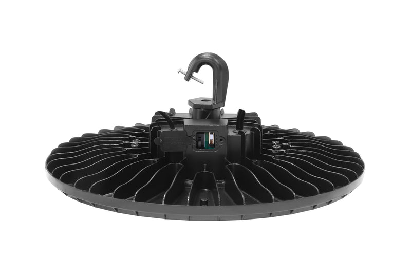 LED UFO High Bay, 230W, 34000 Lumens, CCT Selectable, 120-277V, Black Finish