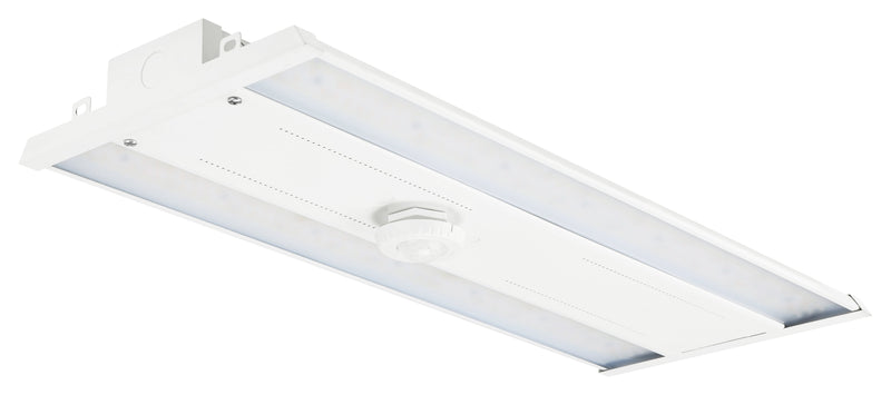 2FT Low Profile Bluetooth Linear High Bay, 90W/130W/180W/210W Selectable, 30,000 Lumens, 120-277V, CCT Selectable 4000K/5000K