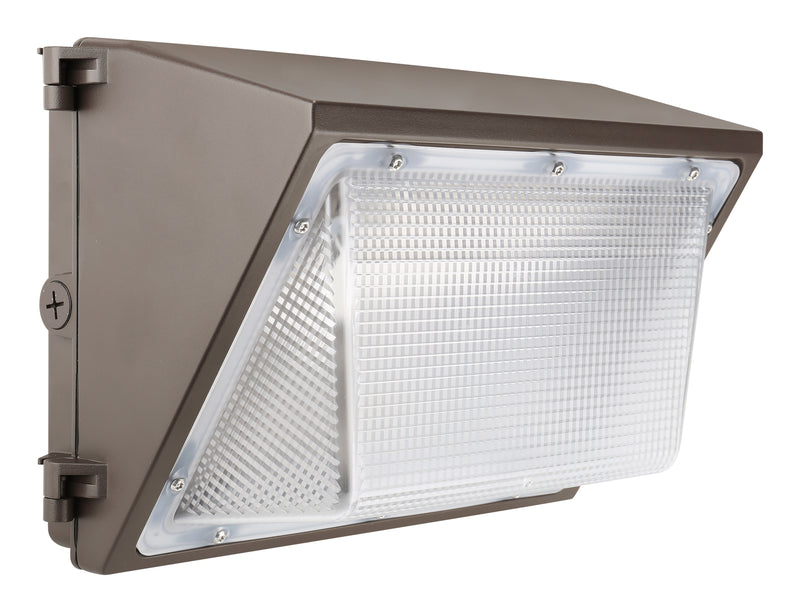 LED Full Cutoff Wall Pack, 40W, 4,850 Lumens, 4000K or 5000K CCT, 120-277V, Dark Bronze Finish