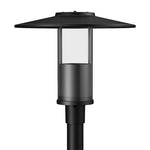 Modern Top-Hat Post-Top Area Light with Indirect Light Source, 4000 Lumen Max, Wattage and CCT Selectable